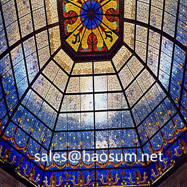 FoShan HAOSUM Glass window ceiling dome for skylight 