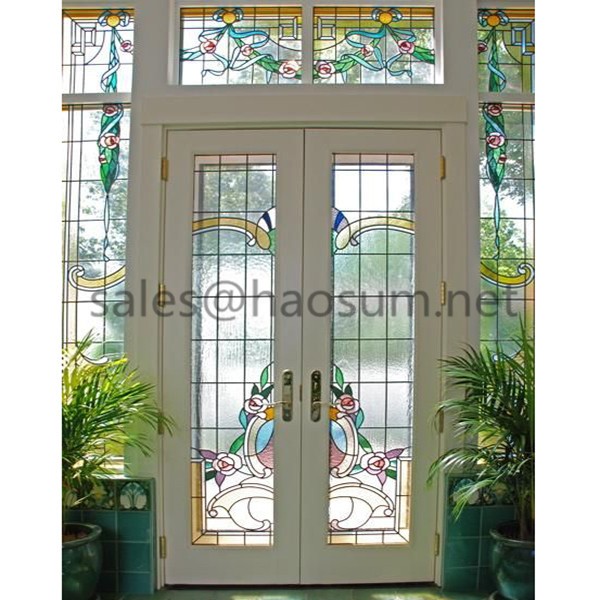 High Quality Decorative Beveled Stained Glass Window Panels For Interior 